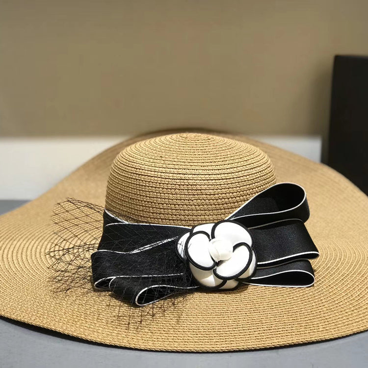 Women Retro Fashion French Sun Hat Seaside Vacation