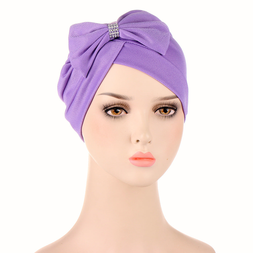 Tangled Bow Fashion Bandana Hat Forehead Cross
