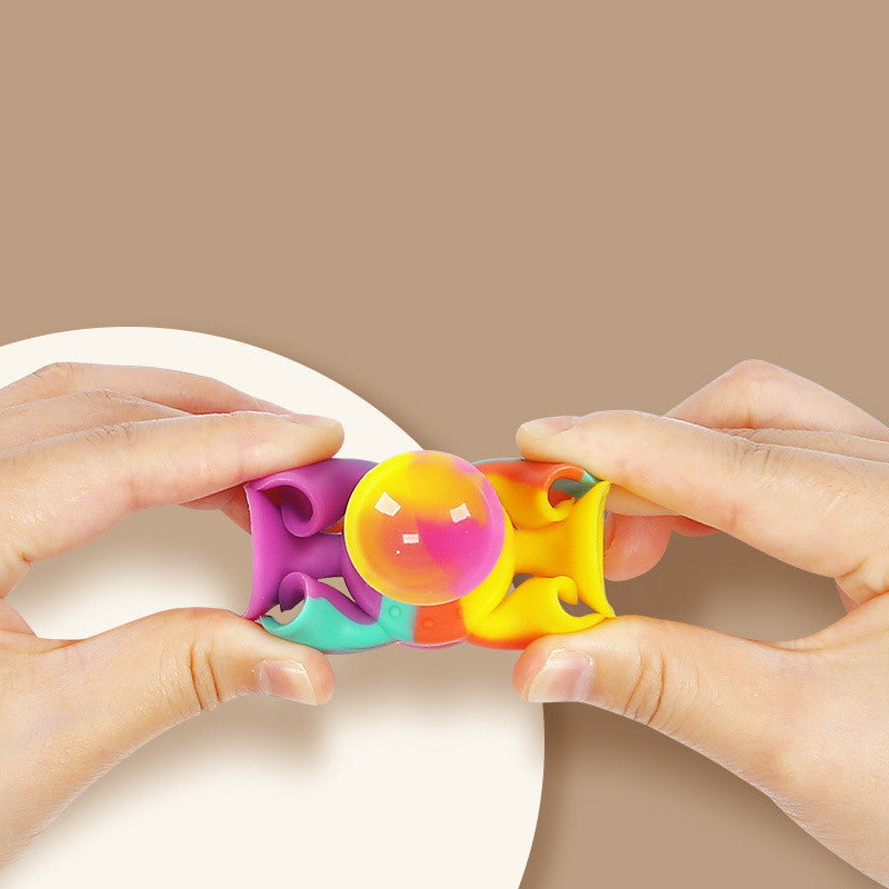 Decompression Silicone Toy Sucker Gyro