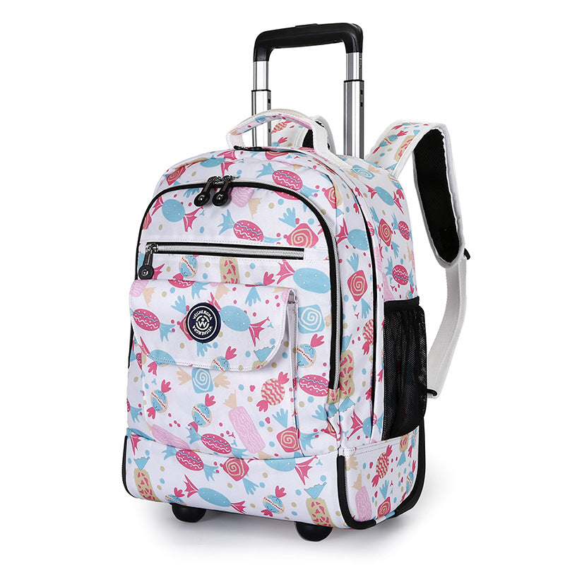 Ultra-light Back Pull Dual-purpose Trolley Backpack