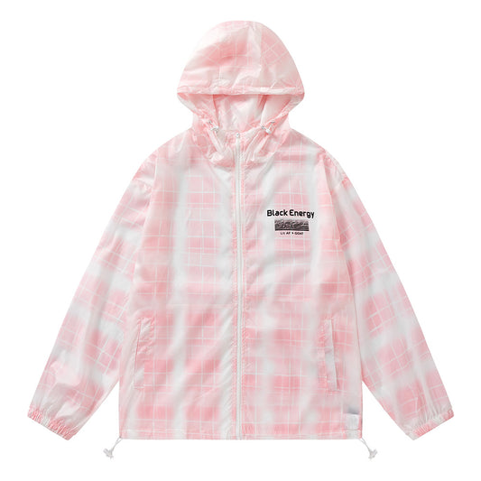 Gradient Plaid Lightweight Sun Protection Clothing