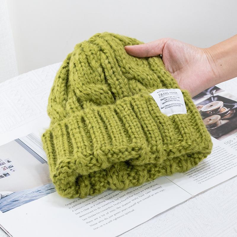 Women's Fashion Casual Solid Color Woolen Hat