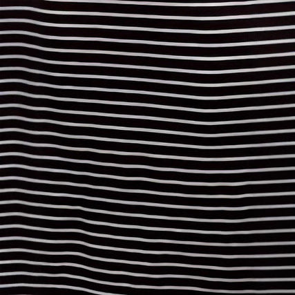 Womens Crew-Neck Slit Short-Sleeve Striped Dress
