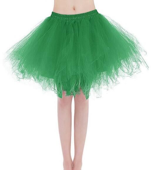 Half-length Pettiskirt Perform Dance Party Tulle Skirt Crinoline