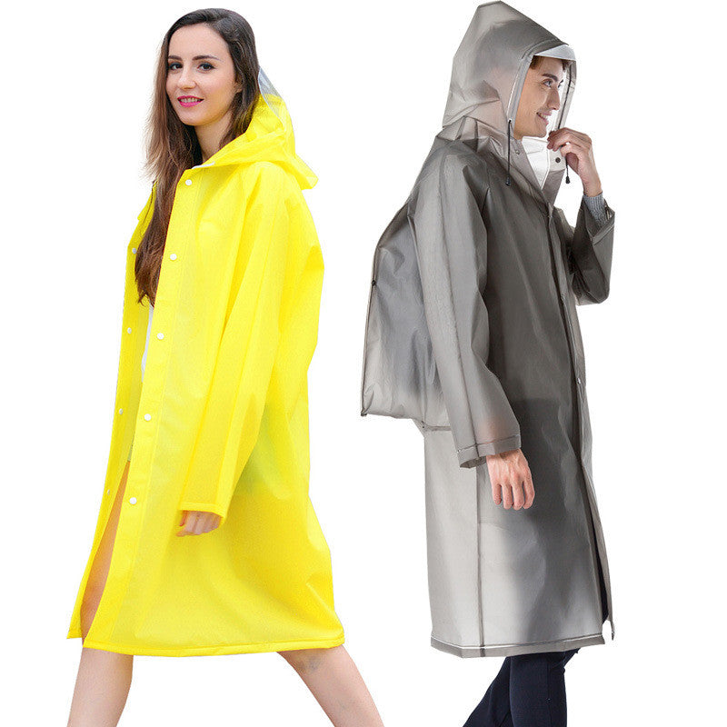 Men's And Women's Outdoor Waterproof Schoolbag Raincoat