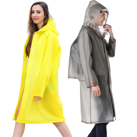 Men's And Women's Outdoor Waterproof Schoolbag Raincoat