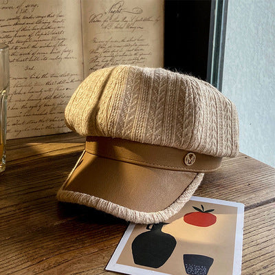 Fashion Personality Leather Beret Children