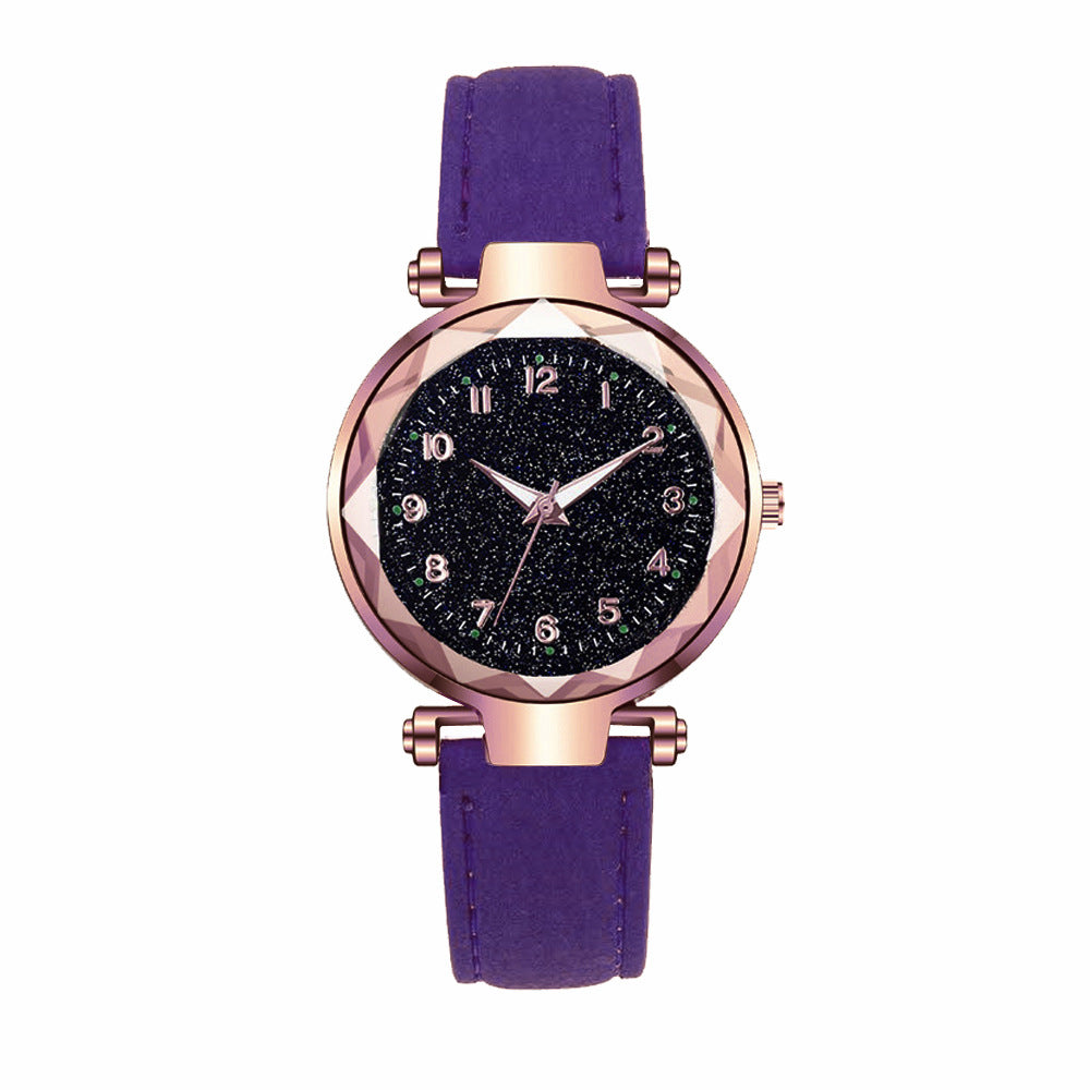Fashion Starry Sky Trend Casual Student Watch