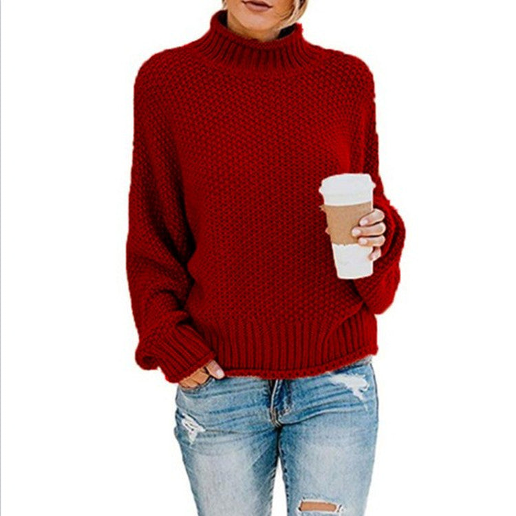 Women's Fashion Personality Stand Collar Jersey