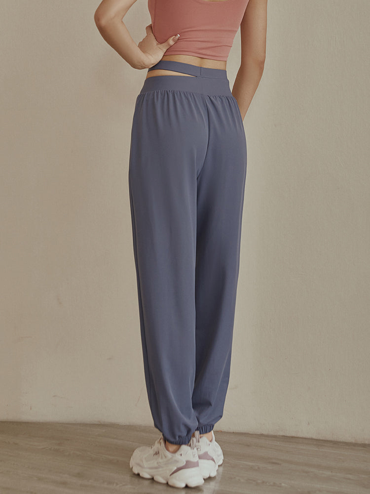 Thin Casual Loose High-waist Trousers Breathable And Quick-drying