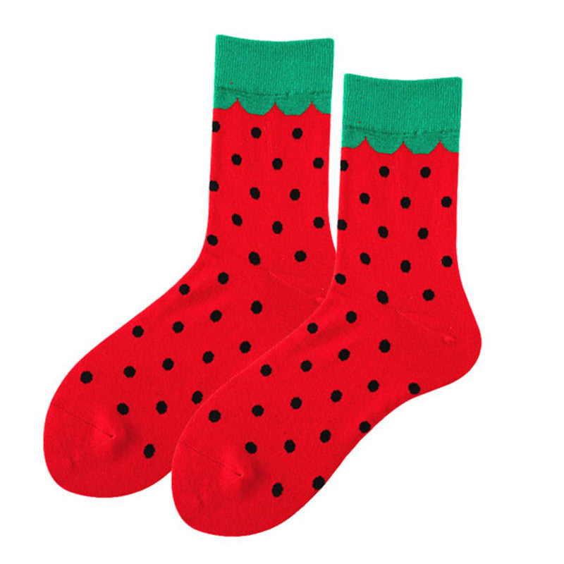 Artistic Cotton Socks Ins Four Seasons Trendy Women's Socks Cat