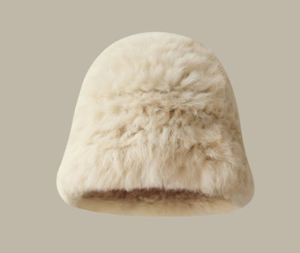 Face Slimming Bucket Hat Warm Knitted Hat Beret
