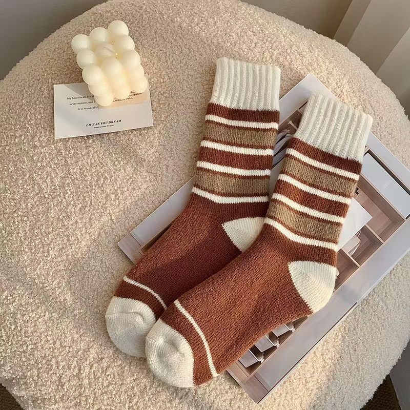Women's AutumnWinter Warm Terry Socks