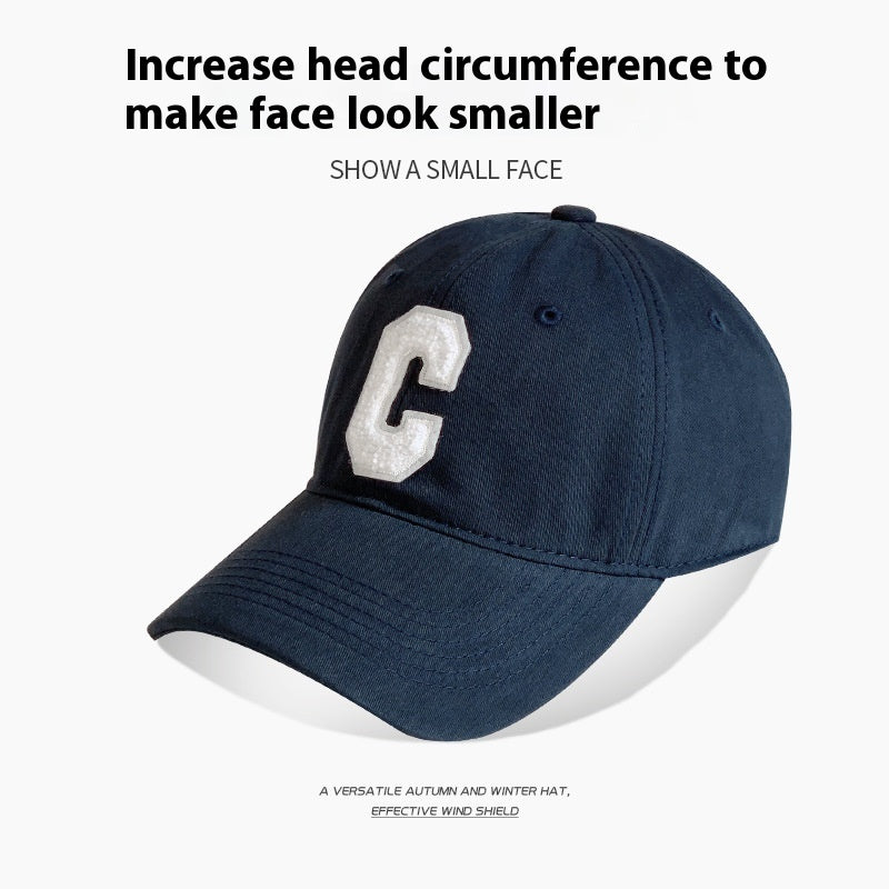 Big Head Circumference Baseball Cap Female Face Little Wild 65cm