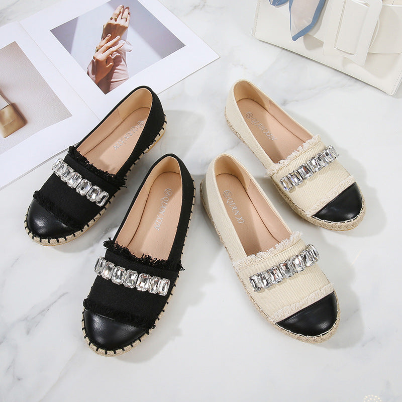 Women's Shoes Are Casual And Round-toe Flat Women's Single Shoes