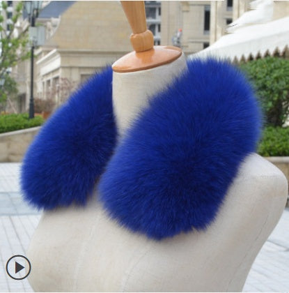 Fox Fur Collar Real Hairy Raccoon Fur