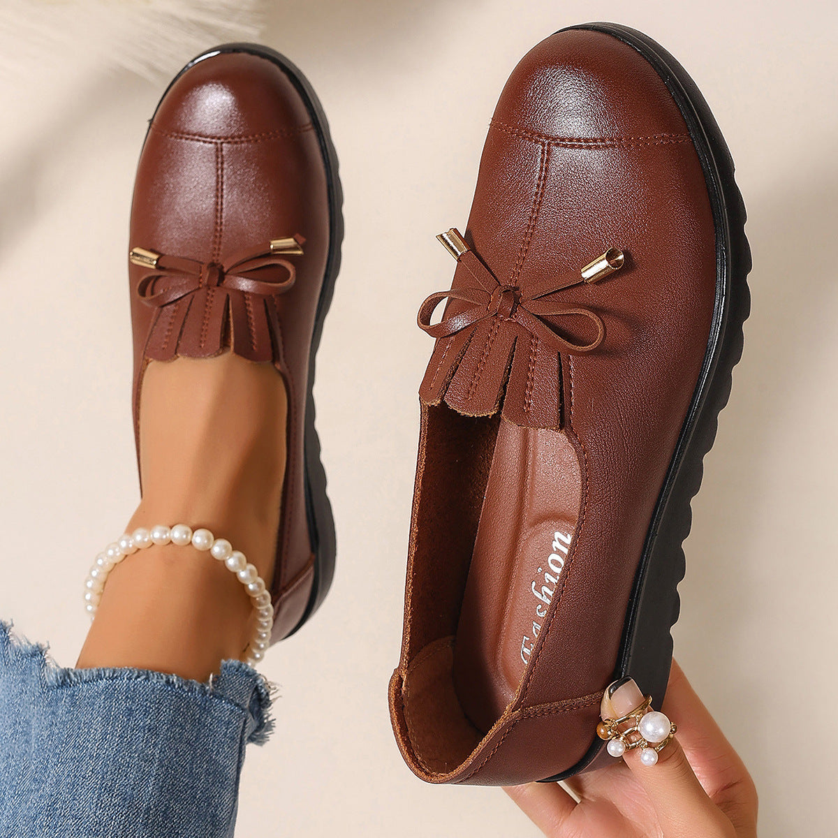 Women's Simple All-matching Soft Bottom Soft Surface Non-slip Single-layer Shoes