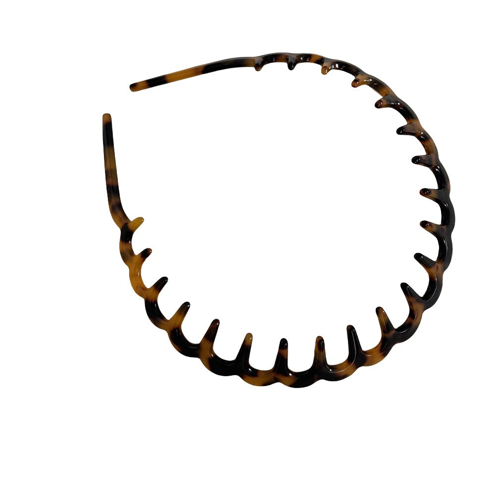 Non-slip Broken Hair Pressure Nozzle Acetic Acid Wave Toothed Hair Hoop