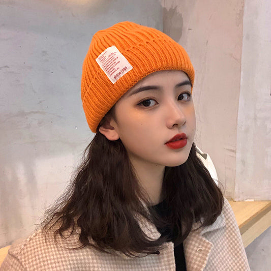 Autumn And Winter New 1980 Labeling Knitted Wool Hat