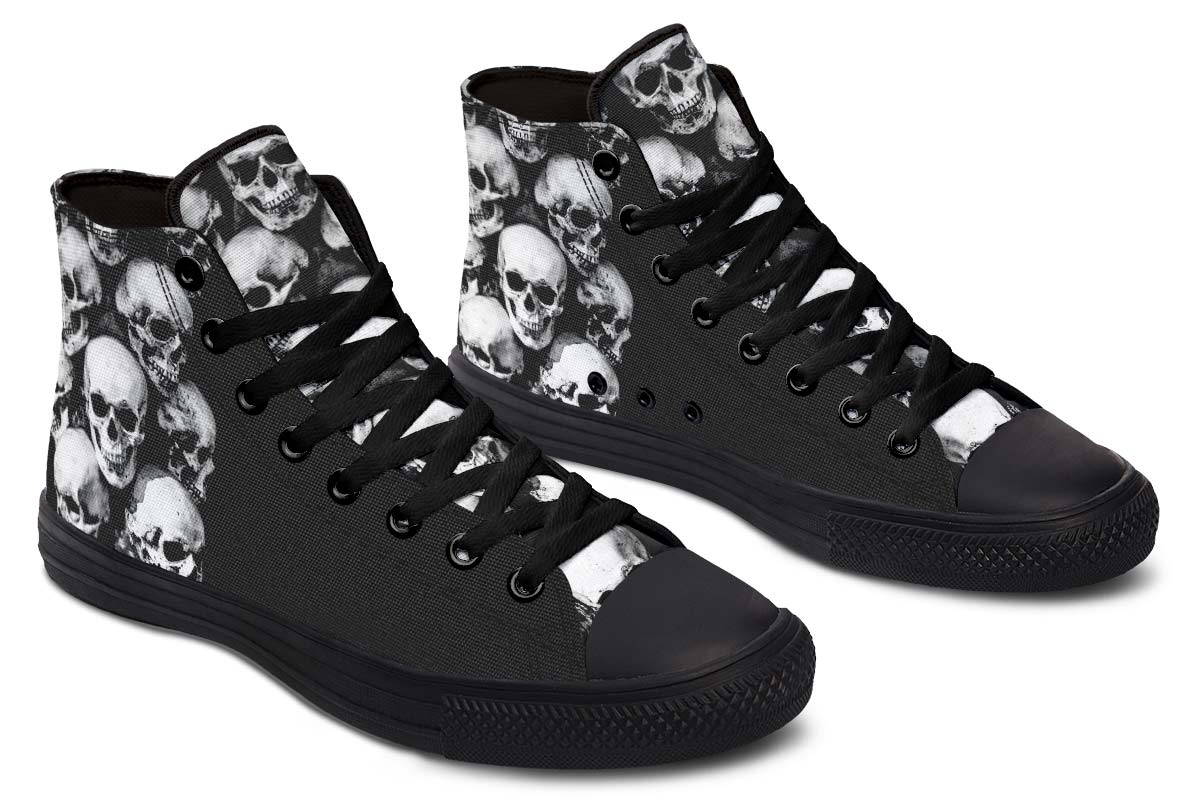 Printed Couple High-top Canvas Shoes