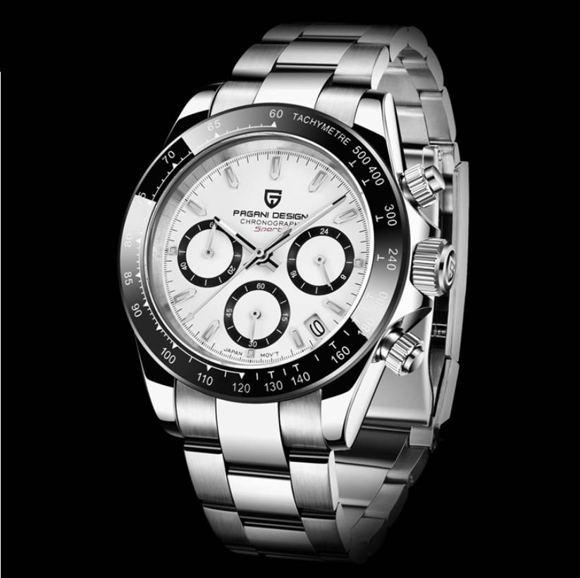 Steel band quartz watch