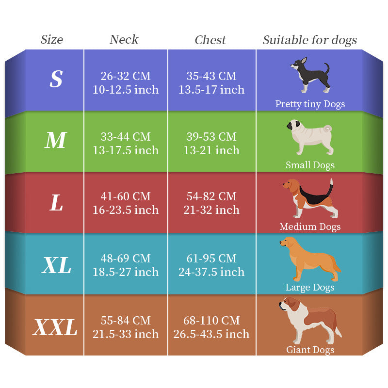 Night Dog Walking Vest LED Explosion-proof Dog's Straps