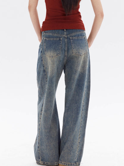 American High Street Design Loose Jeans