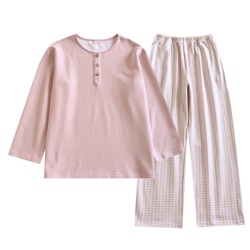 Pajamas Women's Autumn And Winter Warm Long Sleeves Can Be Outerwear Homewear