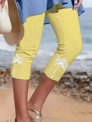 Ladies Fashion New 3d Printed Beach Yoga Pants