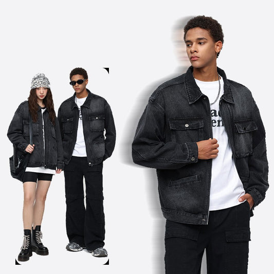 Men's Retro American Workwear Top