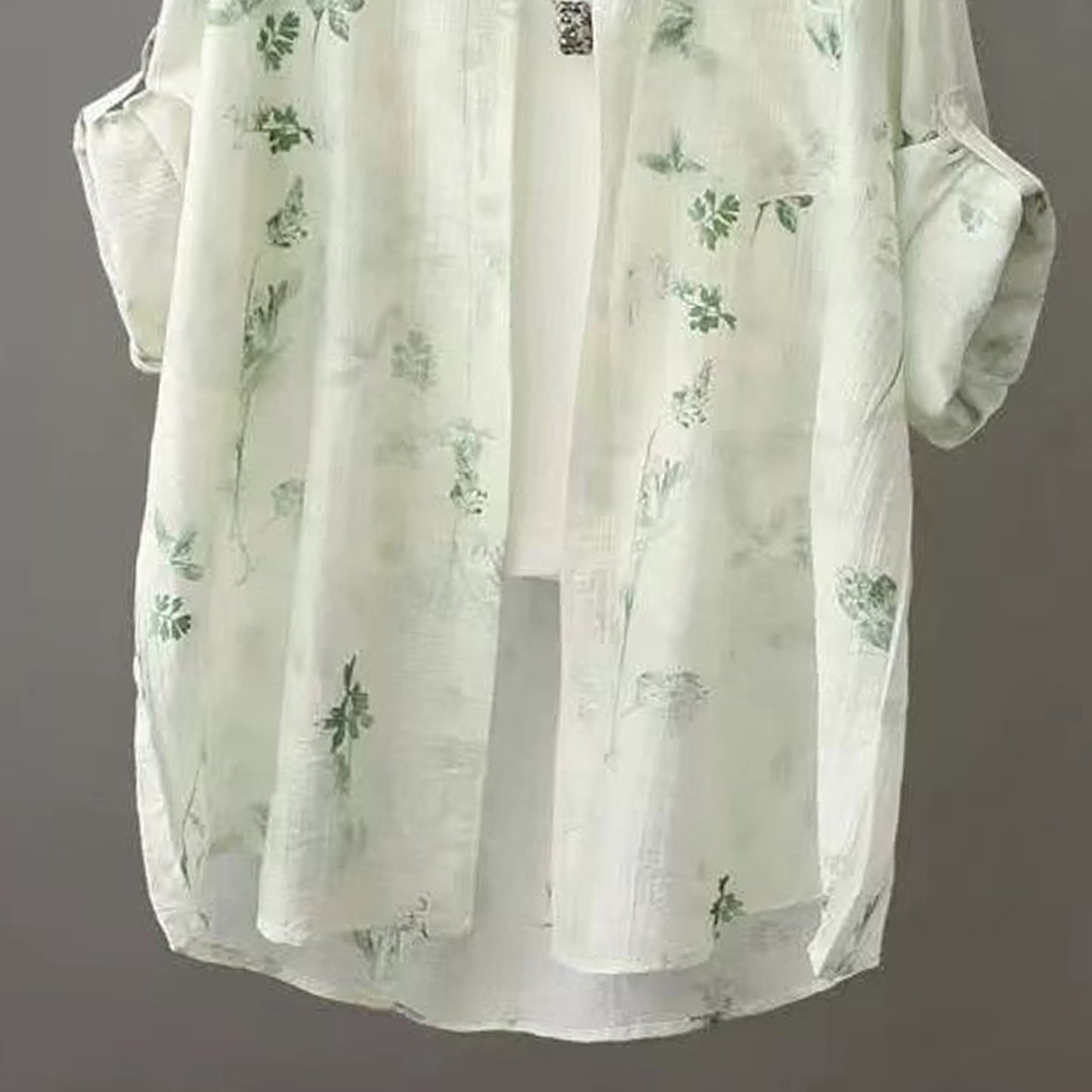 Casual Relaxed-fit Tie-dye Sun-protective Shirt