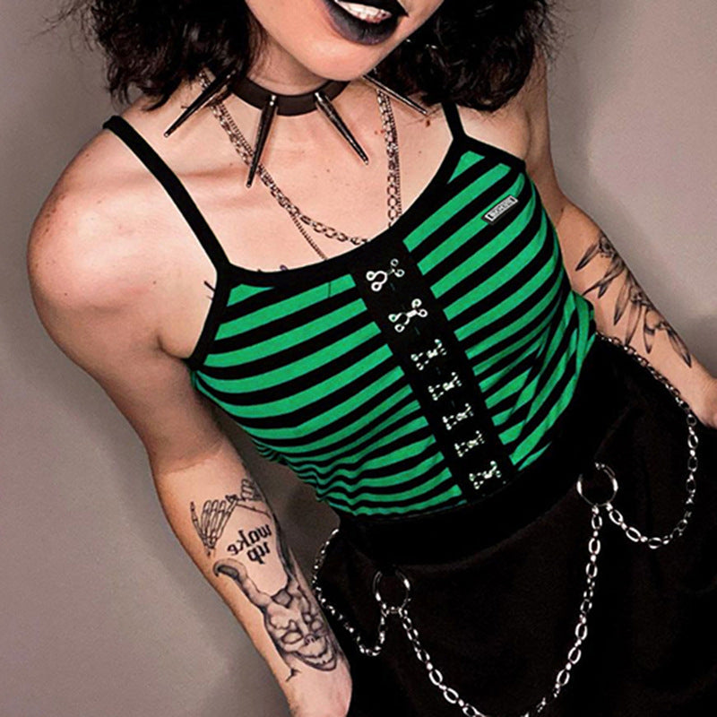 Spice Girl Dark Street Striped Sling