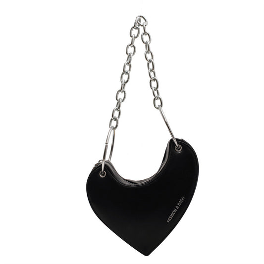 Fashion Snake Pattern Small Square Bag Personality Chain