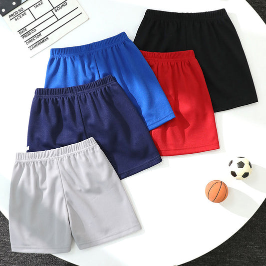 Children's 5-piece Multi-color Quick-drying Sports Shorts In Summer