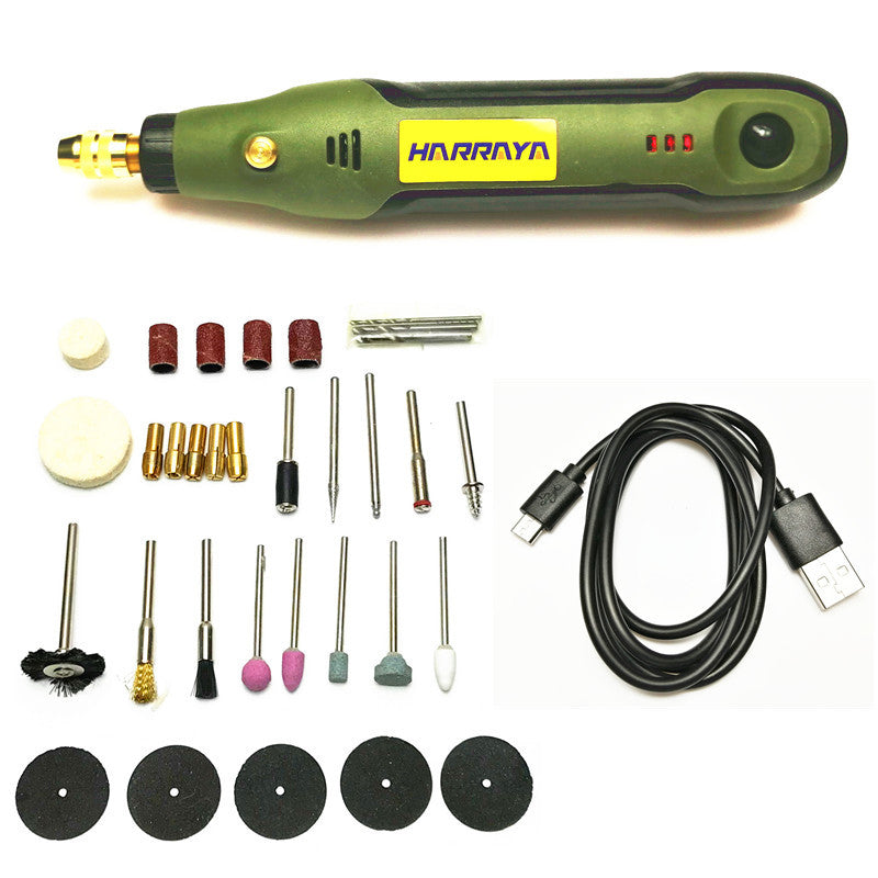 New USB Rechargeable Speed Control Mini Electric Sharpening Pen Set