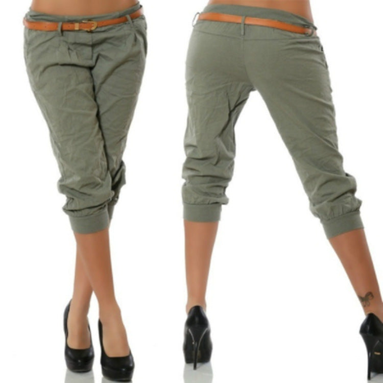 Women's Casual Cropped Pants