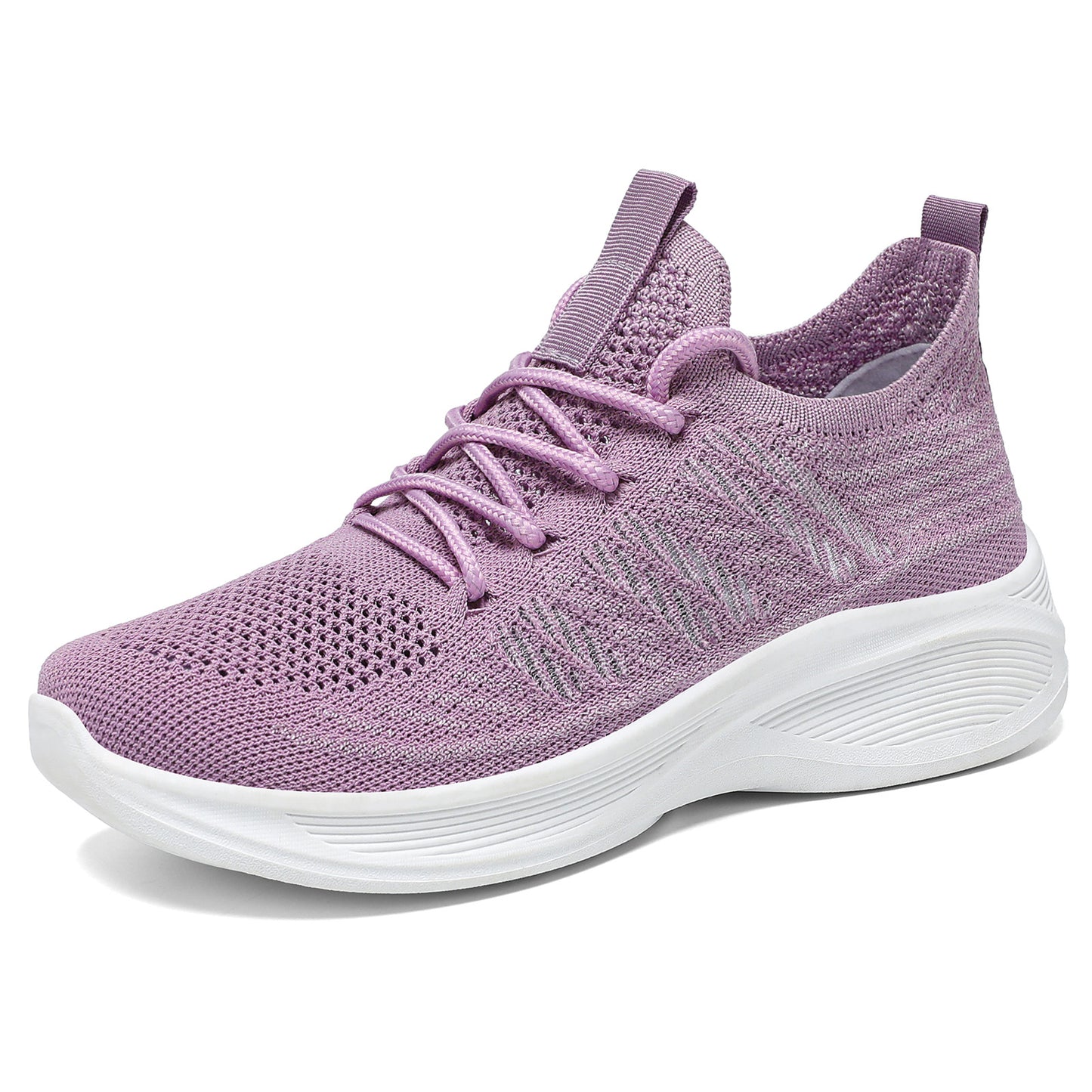 Flyknit Fabric Shoes With Soft Soleslightweight And Casual