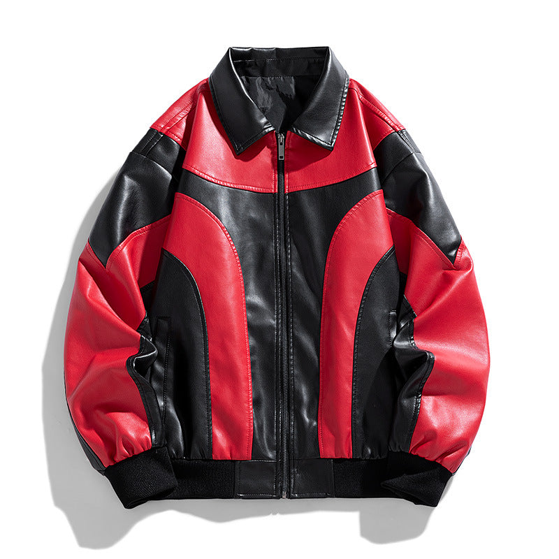 Men's Oversize American Plus Size Locomotive Style Coat