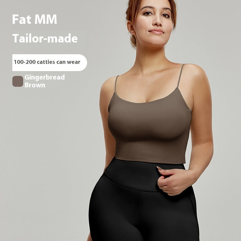 Sexy Plus Size Sports Bra Female Plump Girls Workout Underwear