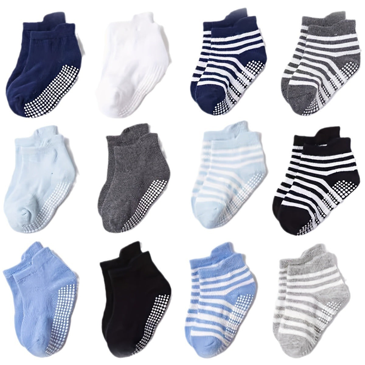 Baby Floor Glue Dispensing Non-slip Twelve Pairs Socks
