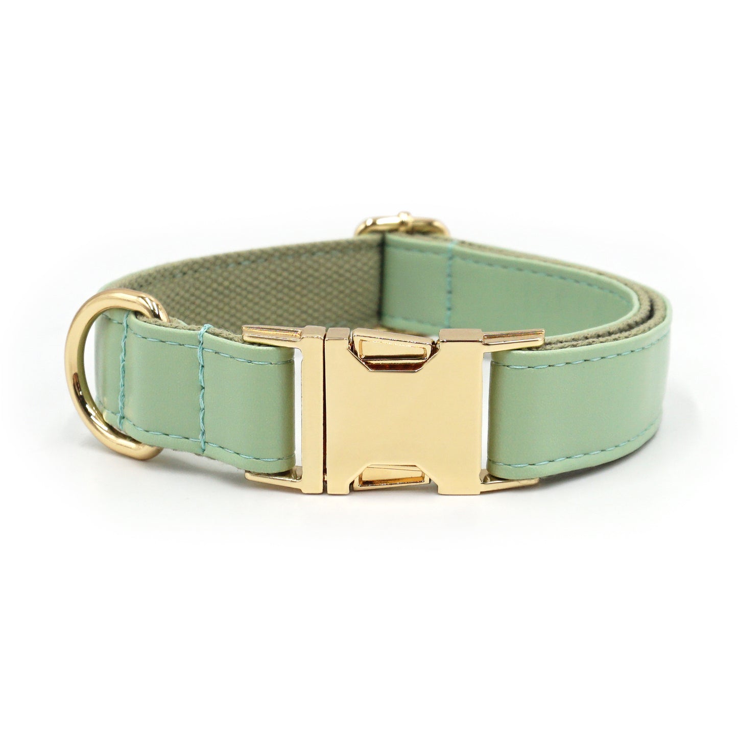 Simple Color Blocking Household Velvet Pet Collar