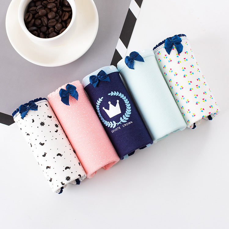 Five Bags Of Large Size Girls Underwear