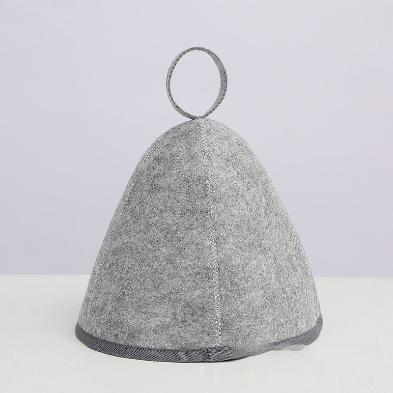 Thickened Felt Sauna Sweating Hat