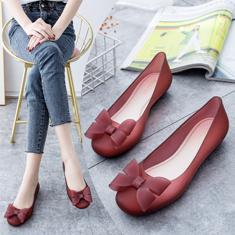 Thick-soled Soft Outdoor Beach Shoes Casual Low-cut Flats