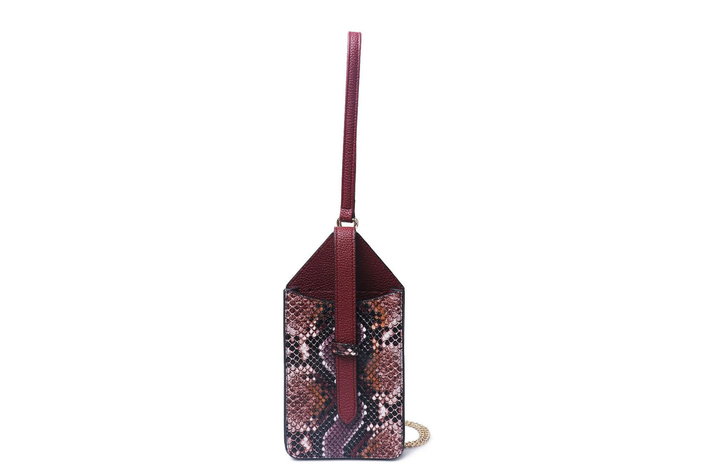 Dame Snake Pattern Pu Messenger Bag