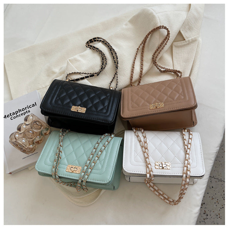 Niche Design Rhombus Chain Crossbody Bag