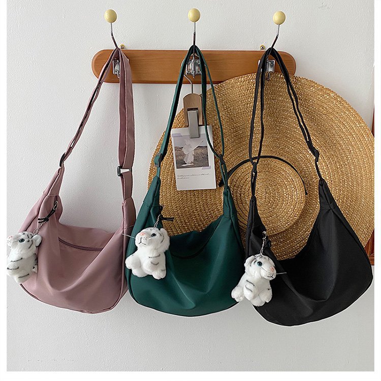 Nylon Fabric Texture Dumpling Bag Simple Crossbody Selenodont Bag