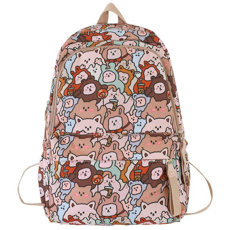 Large Capacity Mori Style Student New Graffiti Backpack