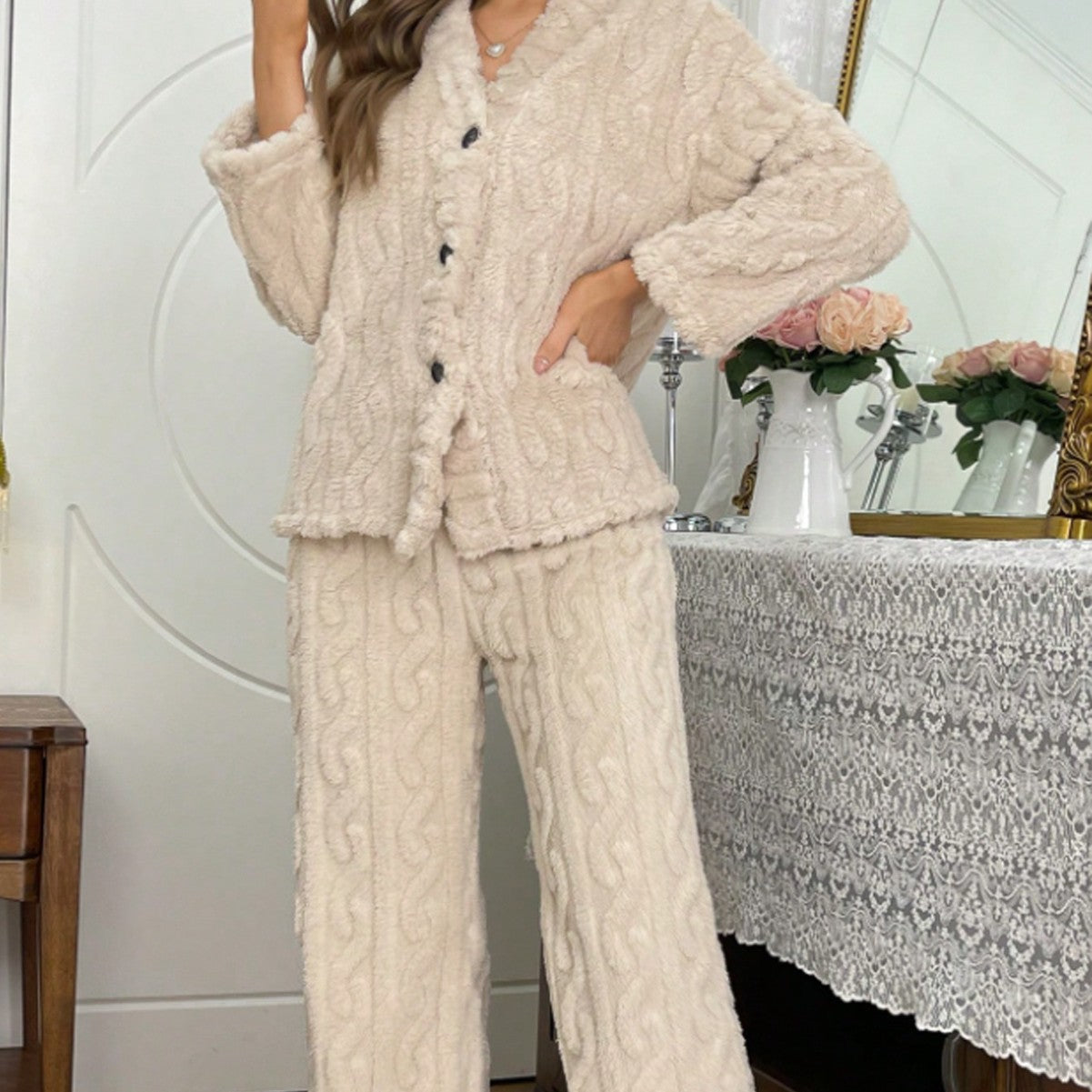 Cardigan Homewear Women Can Pack Twinset Outfit