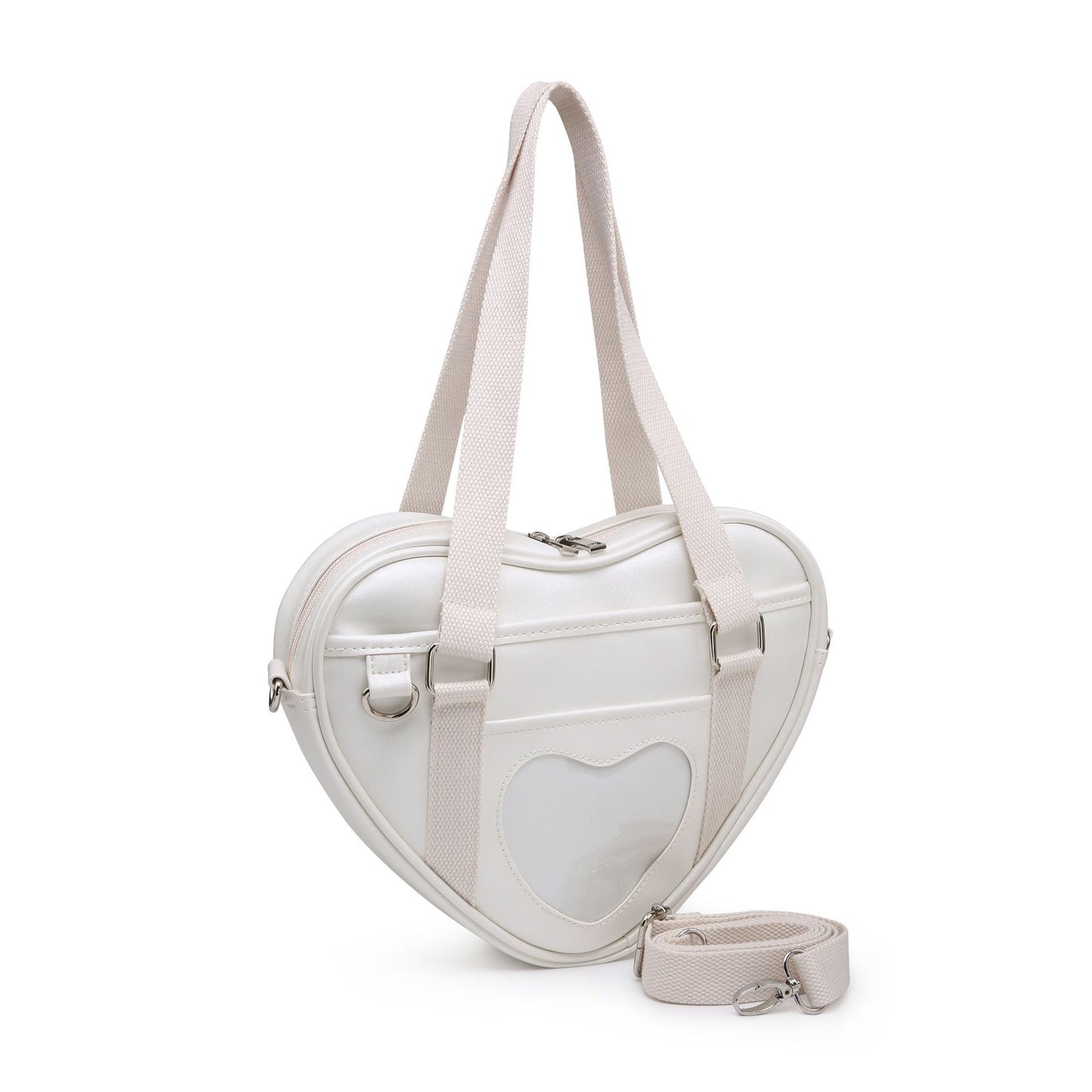 Women's Fashion Love Shape Shoulder Crossbody Bag